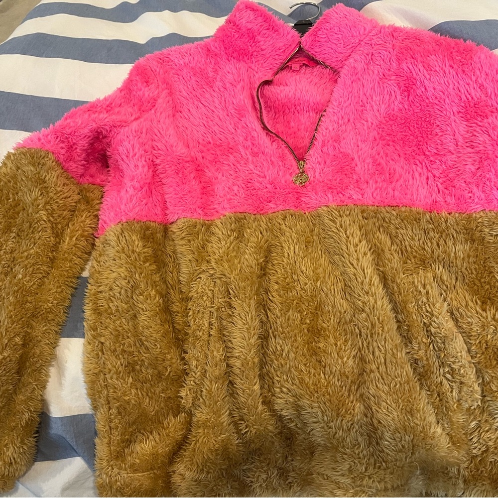 Lilly Pulitzer Quarter Zip Fleece